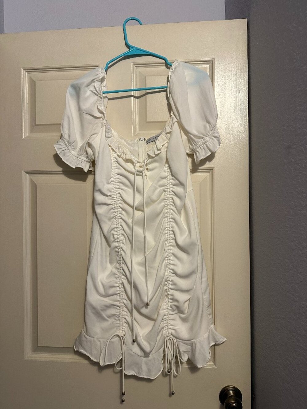 HYFVE - White Mini Dress (Size L)